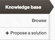 Knowledge base propose