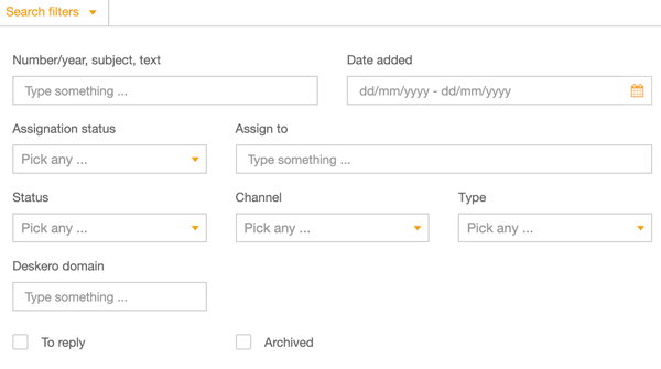 Filtros personalizados para un espacio de trabajo personalizado