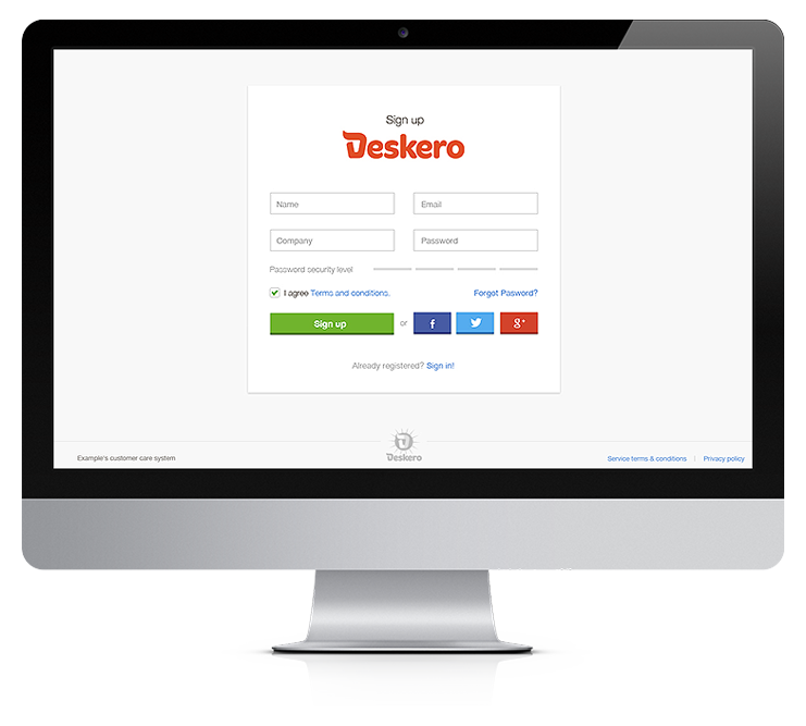 Deskero software di help desk italiano for Software gratis arredamento interni italiano